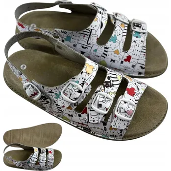 Dámské sandále ORTOPEDICKÉ zdravotní SANDÁLY z PŘÍRODNÍ KŮŽE KOTY BIOKEN nastavitelné vel. 39