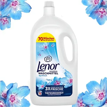 Prací gel Lenor 70 praní gel Univerzální Aprilfrish 3,5l gel na praní univerzální