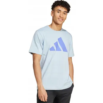 Pánské oblečení Pánské Tričko adidas Pwr 3 Graphic modré IX6567 - M