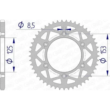 Nářadí na motocykly Hliníkové ultralehké zadní kolo AFAM 11212 - 520 11212N-52