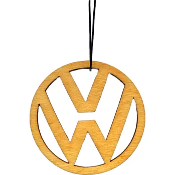 Vůně do auta Mácova Dílna Dřevěná vůně do auta - znak Volkswagen Vůně: Lemon Ice