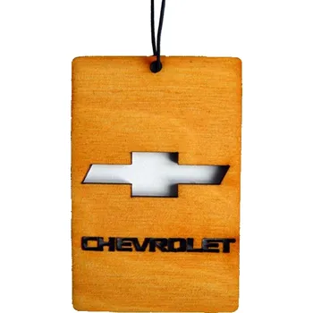 Vůně do auta Mácova Dílna Dřevěná vůně do auta - znak Chevrolet Vůně: Titanic