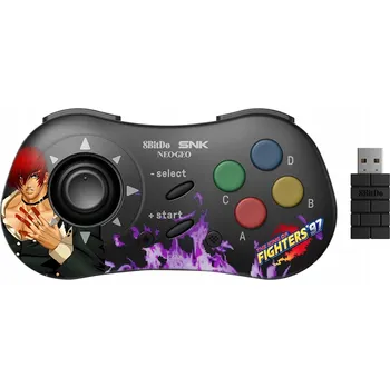 Gamepad Bezdrátový ovladač kabelový ovladač 8Bitdo SNK NEOGEO Wireless Controller Iori Yagami Edition