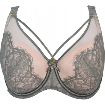 Podprsenka PODPRSENKA IGA polovyztužená krajková 100 E ramínka béžová