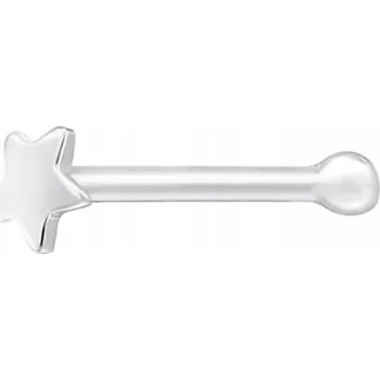 Piercing Hvězdička 2,2mm Nostril Stříbrný Piercing do Nosu Hvězda Stříbro 925