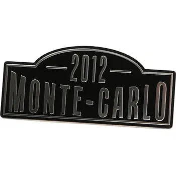 Znak automobilu nápis Monte Carlo 2012