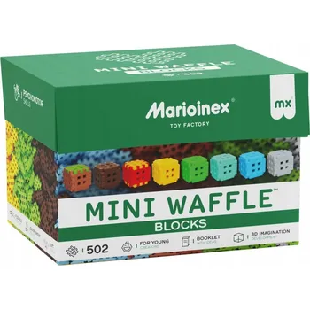ostatní stavebnice MINI WAFFLE KOSTKY 502 DÍLŮ