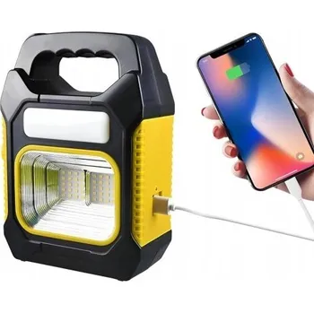 Svítilna Multifunkční solární LED svítilna – dílenská, voděodolná, s držákem