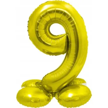 Balónek Fóliový balónek GoDan číslice 7, 72 cm, zlatý