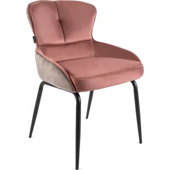 Jídelní židle Židle Gold label růžový velur 1 ks