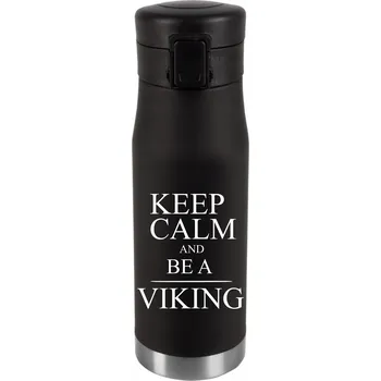 Termohrnek Termohrnek Gravírování Dárek k narozeninám Stříbrný KEEP CALM 031