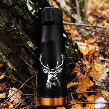 Termohrnek Termohrnek Dárek pro myslivce Narozeniny Vánoce personalizace JELEN