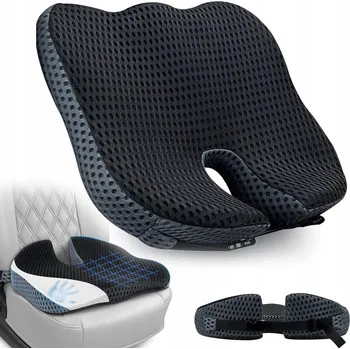 Polštář Ortopedický polštář na sezení do křesla řidiče do kanceláře NA ŽIDLI