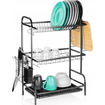 Odkapávač na nádobí Odkapávač ODKAPÁVAČ NA NÁDOBÍ kuchyňský patrový na nádobí a talíře
