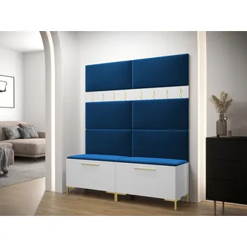 Předsíňová stěna Mirjan_zondo Předsíňová sestava Frisala II (Bílá) (Manila 26)