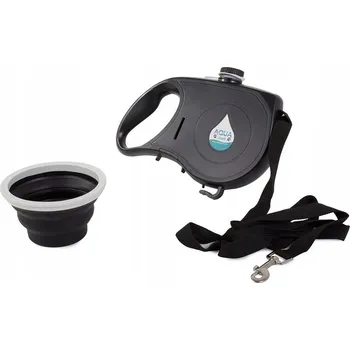 Vodítko pro psa MISKA+VODÍTKO sada silikonový pes procházka léto ZWY