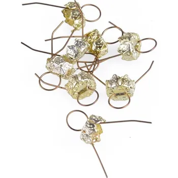 Vánoční dekorace Záponky na vánoční ozdoby 8 ks