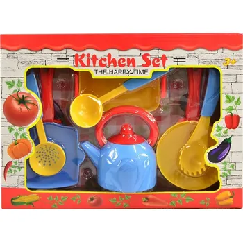 Dětská kuchyňka MaDe Souprava kuchyňská 34 × 21 × 7 cm