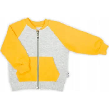 Chlapecká mikina Šedožlutá mikina NICOL Mikina , kolekce Toucan 56
