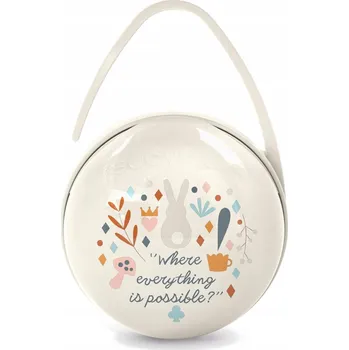 Krabička na dudlík Suavinex šedé