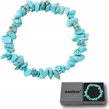 Náramek Unisex náramek z přírodního kamene Tyrkys Korálky 5-8 mm Nastavitelný