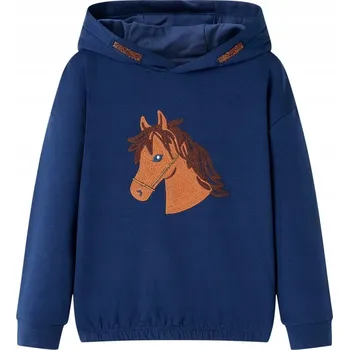 Chlapecké oblečení Dětská mikina s kapucí, modrá, velikost 116