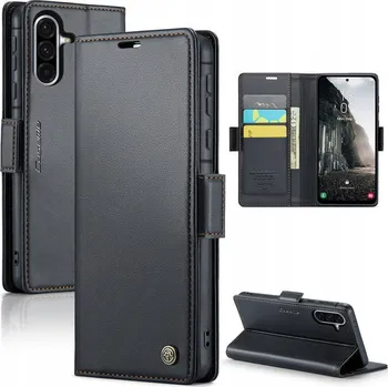 Pouzdro na mobilní telefon Flipové pouzdro Caseme pro Samsung Galaxy A17 5G, černé