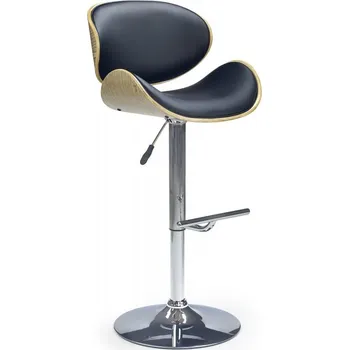 Barová židle Barová židle H44 černá/světlý dub - set 2 kusy skladem