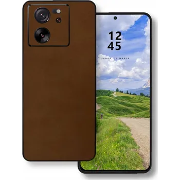 Pouzdro na mobilní telefon Zadní Kryt RCBR pro Xiaomi 13T / 13T pro POUZDRO BUSINESS CASE hnědý