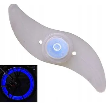 Cyklosvítilna MODRÉ LED SVĚTLO NA KOLO NA DRÁTY VÝPLETU