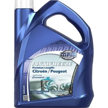 Náplň do chladiče a ostřikovače MPM Longlife antifreeze Citroen/Peugeot 5L