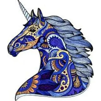 Dřevěná hračka Puzzle 185 drewniane Jednorożec