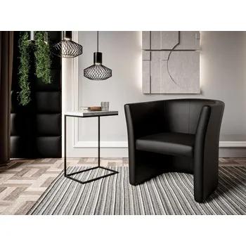 Křeslo Mirjan_zondo Křeslo Nina (ekokůže Dolaro 8 (černá))