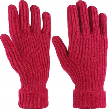 Rukavice Teplé dámské zimní rukavice pletené s pěti prsty MORAJ