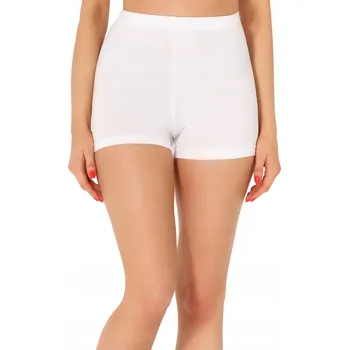 Dámské legíny Merry Style Dámské krátké legíny z viskózy MS10-391 Bílé M