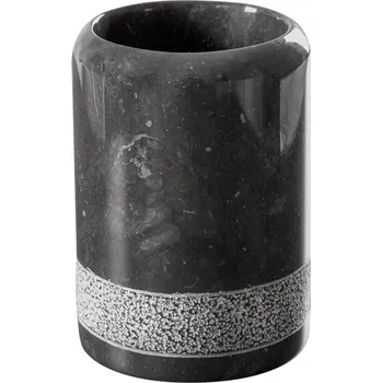 Držák na kartáček Ridder POSH sklenka na postavení, mramor, šedá - 2234107