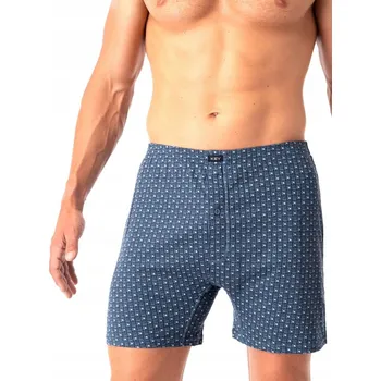 Pánské volné boxerky KEY MXC-945 B24 tyrkysová L