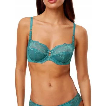 Podprsenka TRIUMPH WILD PEONY FLORALE W podprsenka s kosticemi, měkká, krajková 75C