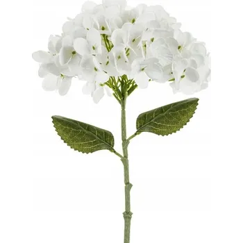 umělá květina Umělý květ " Hortenzie ", bílá, PartyDeco, 35 cm