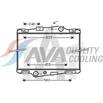Chladič motoru Chladič, chlazení motoru AVA VL23