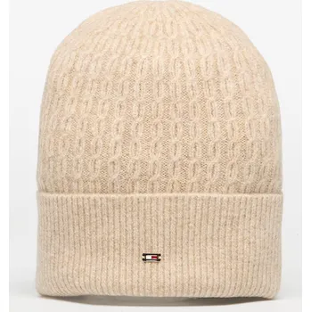 Čepice Tommy Hilfiger Flag Cable Knit Beanie AW0AW17776RBT uni
