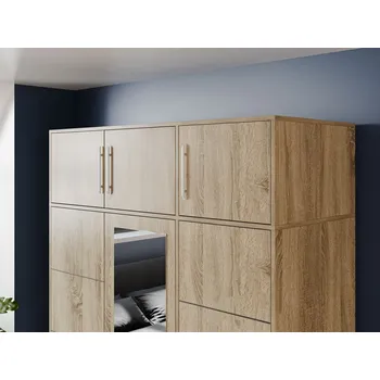 Šatní skříň MOB Nástavba na skříň Lenona D3 (dub sonoma)