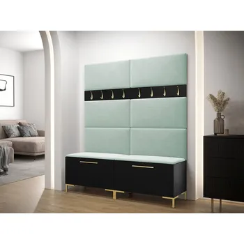 Předsíňová stěna Mirjan_zondo Předsíňová sestava Frisala II (černá + Manila 11)