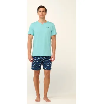 Pánské pyžamo VAMP PYJAMAS 22641-870-XL