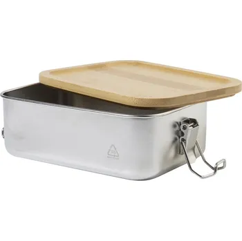 Svačinový box Reklamní Motetsu RSS box na jídlo, stříbrná