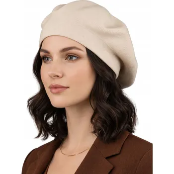 Čepice Peterson baret béžový, univerzální velikost, akryl
