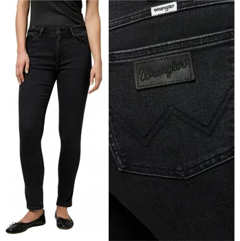 Dámské džíny Džíny Wrangler Sienna 112371164 Black Wash W 30 / L 32