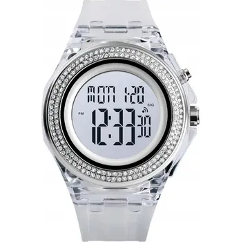 Hodinky Dámské hodinky SKMEI analogové s řemínkem a zirkony