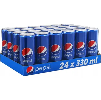 Limonáda Pepsi Sycený nápoj 24x330ml plechovka