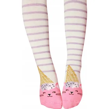 Lilly Bling dětské vícebarevné punčocháče bavlna, velikost 134